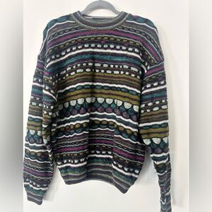 Jhane Barnes Vintage 3 knit Pullover Men’s Sweater M